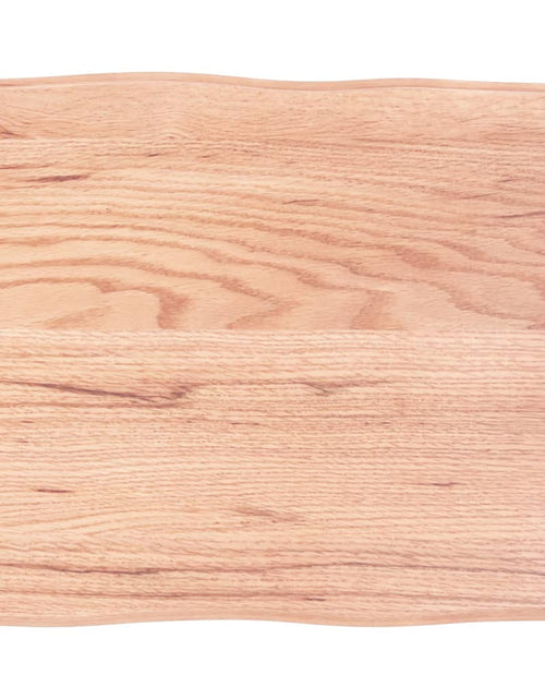 Încărcați imaginea în vizualizatorul Galerie, Blat masă, 60x50x4 cm, maro, lemn stejar tratat contur organic - Lando
