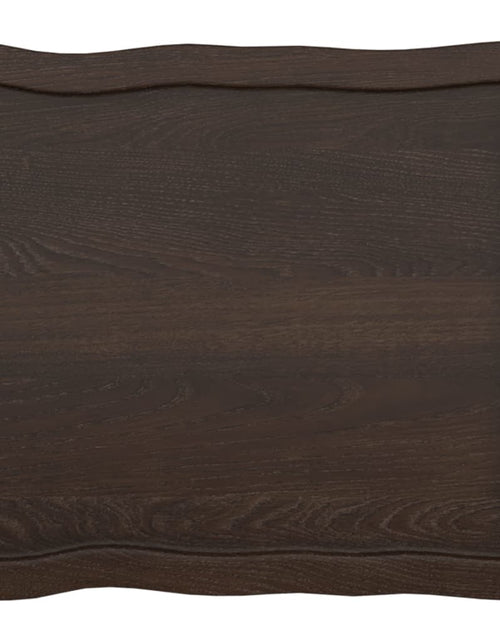 Încărcați imaginea în vizualizatorul Galerie, Blat masă, 60x50x6 cm, gri, lemn stejar tratat contur organic - Lando
