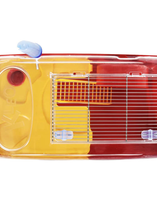 Încărcați imaginea în vizualizatorul Galerie, Cușcă pentru hamsteri, roșu, 57x33x26 cm, polipropilenă Lando - Lando
