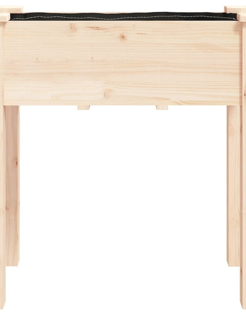 Загрузите изображение в средство просмотра галереи, Jardinieră cu căptușeală, 71x37x76 cm, lemn masiv de brad Lando - Lando
