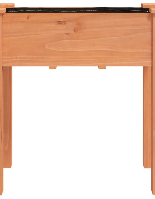 Загрузите изображение в средство просмотра галереи, Jardinieră cu căptușeală, maro, 71x37x76 cm, lemn masiv de brad - Lando
