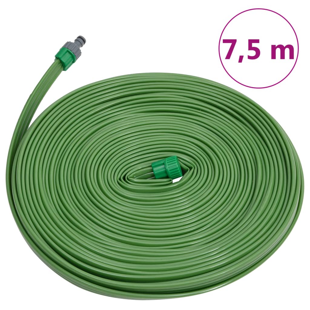 Furtun pentru stropit cu 3 tuburi, verde, 7,5 m, PVC Lando - Lando