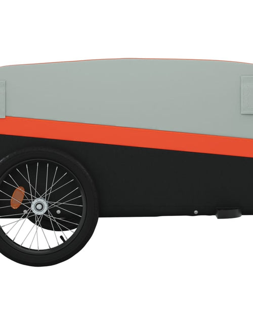 Încărcați imaginea în vizualizatorul Galerie, Remorcă de marfă pentru biciclete negru/portocaliu 45 kg fier - Lando
