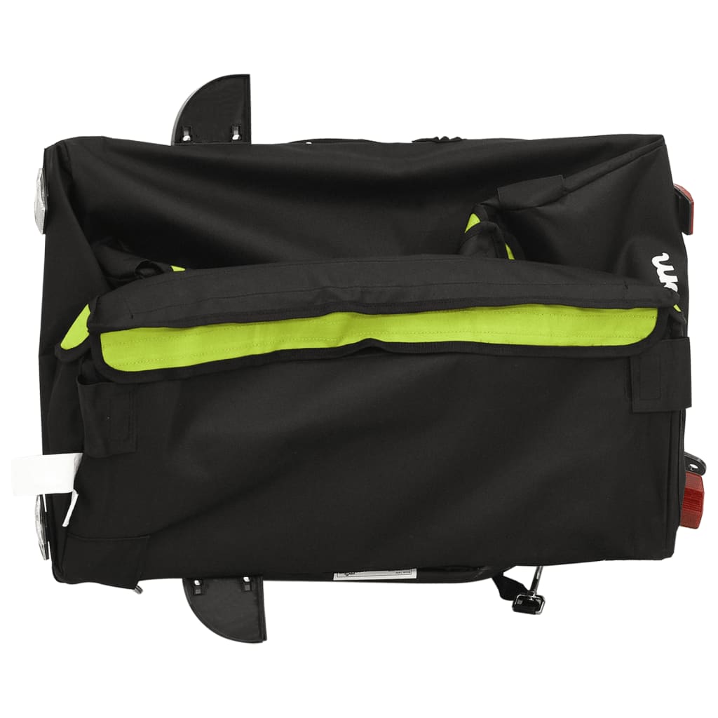 Remorcă de marfă pentru biciclete, negru & verde, 30 kg, fier Lando - Lando