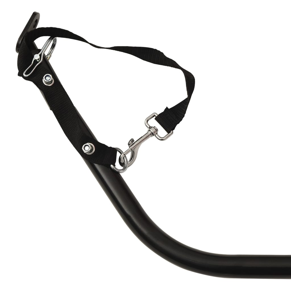 Remorcă de marfă pentru biciclete, negru & verde, 30 kg, fier Lando - Lando