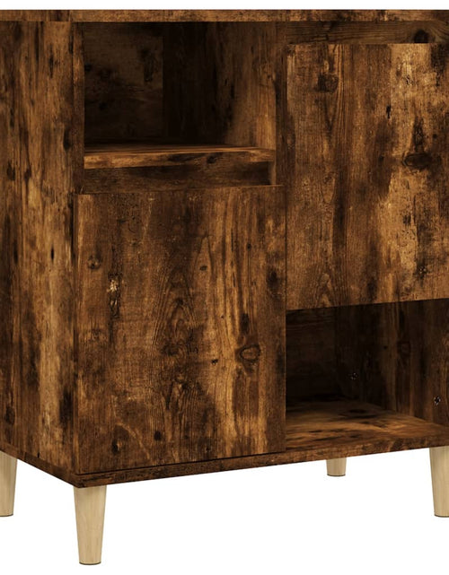 Încărcați imaginea în vizualizatorul Galerie, Servante, 2 buc, stejar afumat, 60x30x75 cm, lemn prelucrat Lando - Lando
