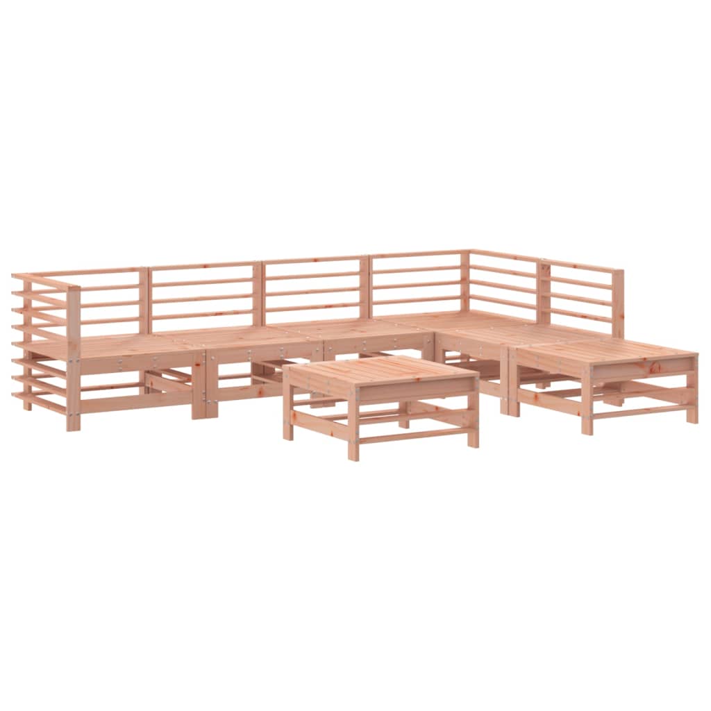 Set mobilier de grădină, 7 piese, lemn masiv douglas - Lando