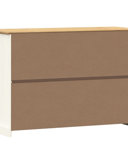 Загрузите изображение в средство просмотра галереи, Servantă cu sertare VIGO, alb, 113x40x75 cm, lemn masiv de pin Lando - Lando
