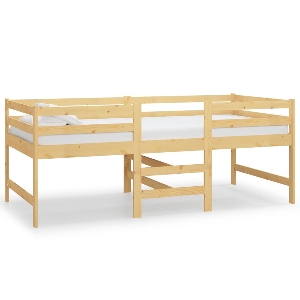 Cadru de pat, 90x200 cm, lemn masiv de pin - Lando