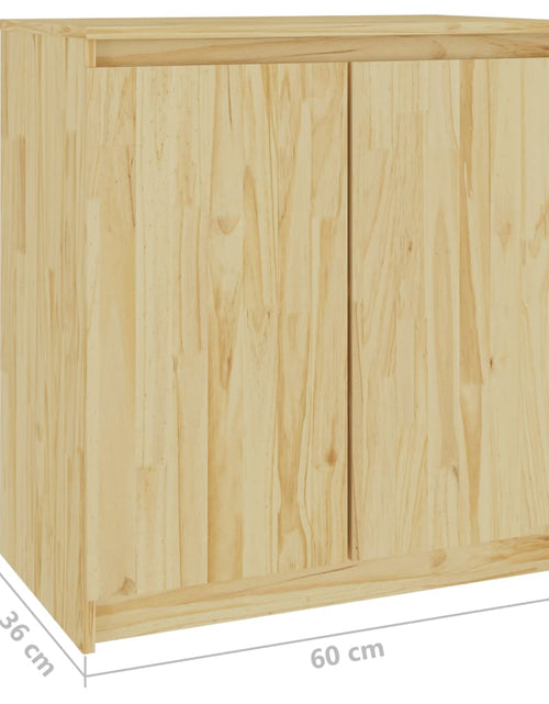 Încărcați imaginea în vizualizatorul Galerie, Dulap lateral, 60x36x65 cm, lemn masiv de pin - Lando
