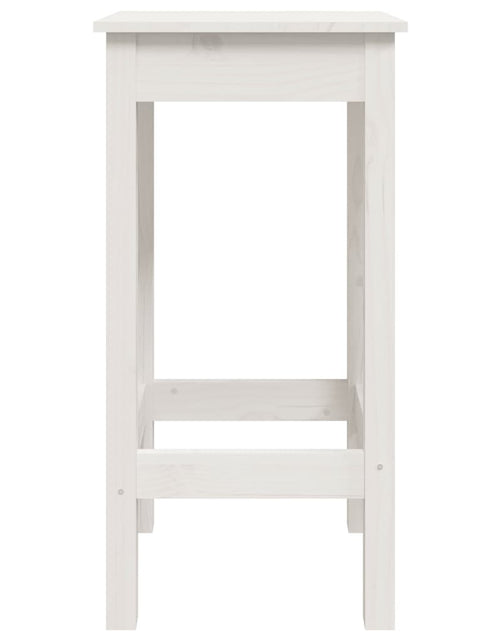 Încărcați imaginea în vizualizatorul Galerie, Scaune de bar, 2 buc., alb, 40x40x78 cm, lemn masiv pin - Lando
