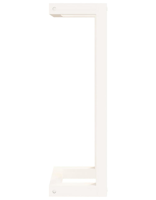 Загрузите изображение в средство просмотра галереи, Suport pentru prosoape, alb, 23x18x60 cm, lemn masiv de pin - Lando
