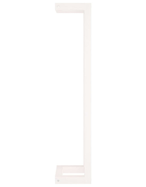 Încărcați imaginea în vizualizatorul Galerie, Suport pentru prosoape, alb, 23x18x90 cm, lemn masiv de pin - Lando
