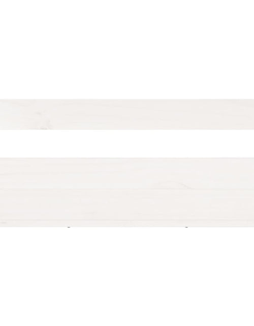 Încărcați imaginea în vizualizatorul Galerie, Pantofare de perete, 2 buc., alb, 59x9x23 cm, lemn masiv pin - Lando
