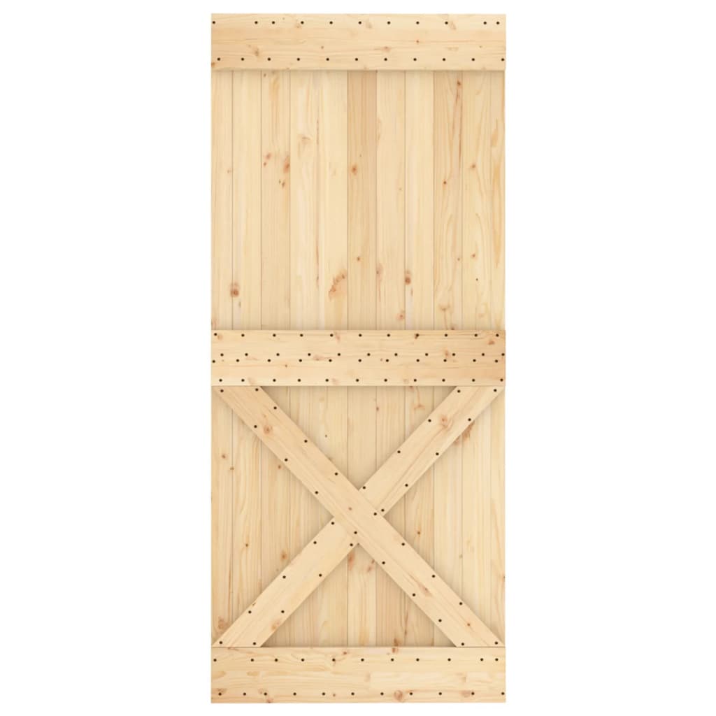 Ușă „NARVIK”, 90x210 cm, lemn masiv de pin - Lando