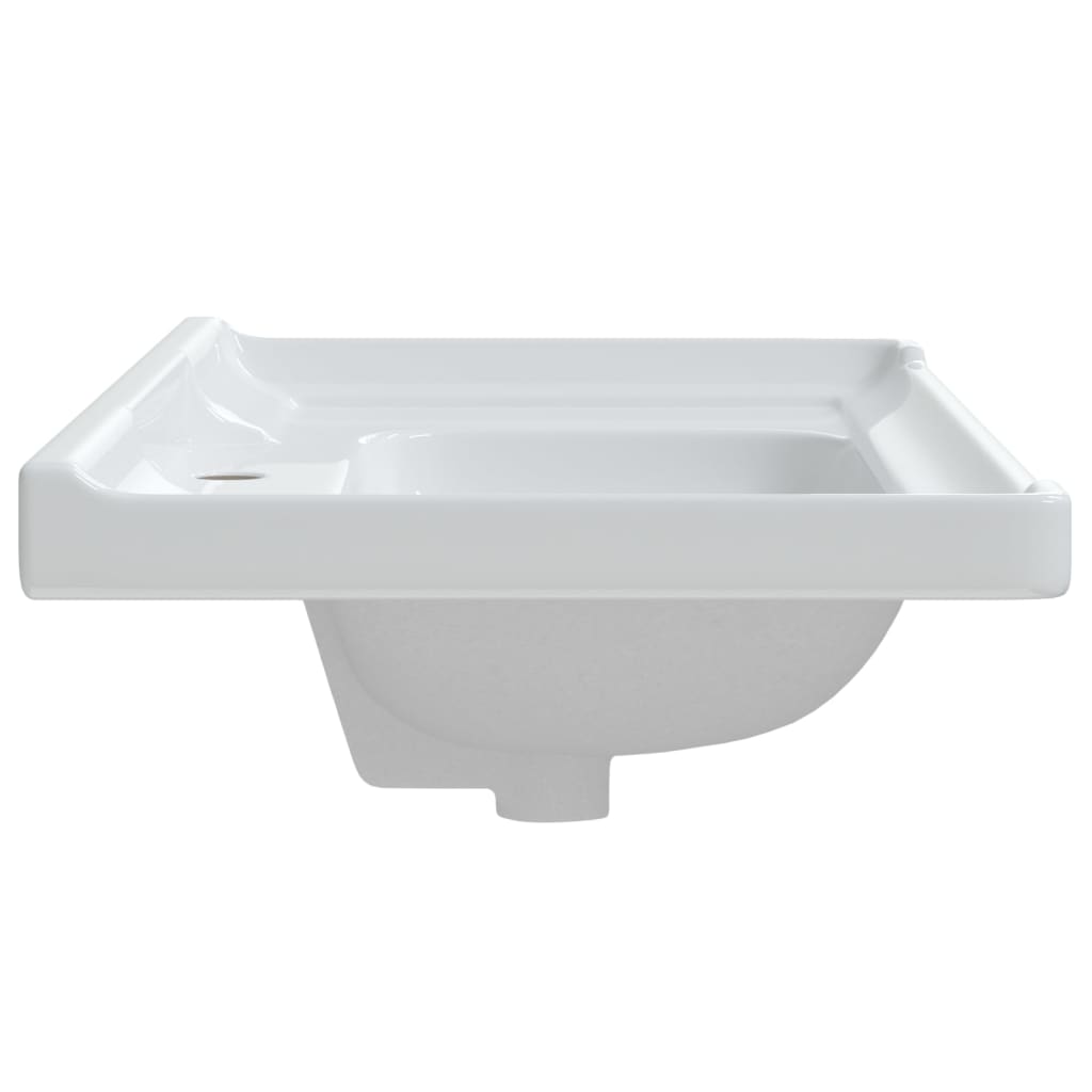 Chiuvetă de baie albă 91,5x48x23 cm, ovală, ceramică Lando - Lando