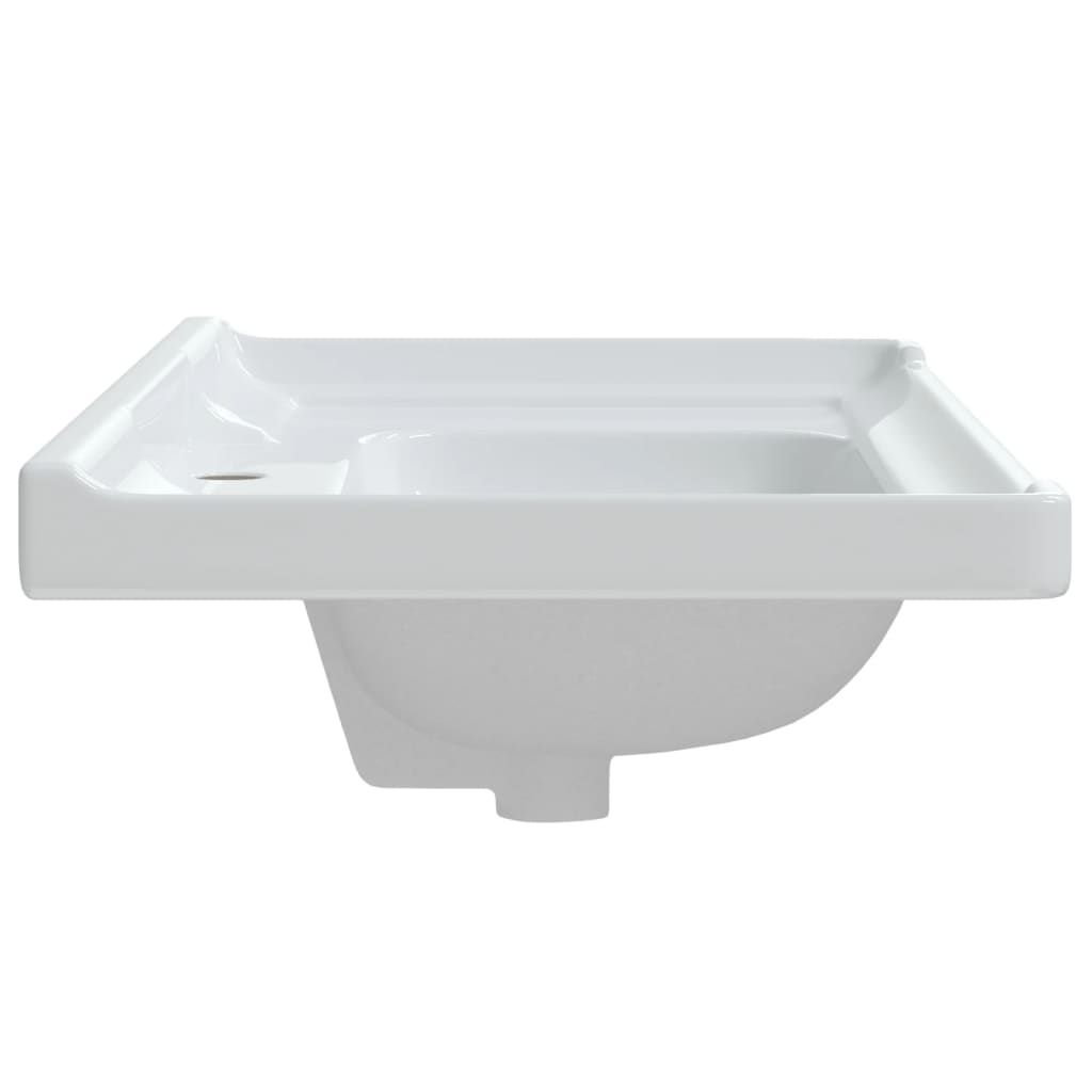Chiuvetă de baie albă 100x48x23 cm, ovală, ceramică Lando - Lando