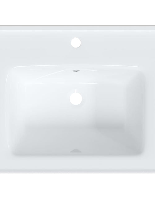Загрузите изображение в средство просмотра галереи, Chiuvetă de baie albă 61x48x19,5 cm, ovală, ceramică Lando - Lando

