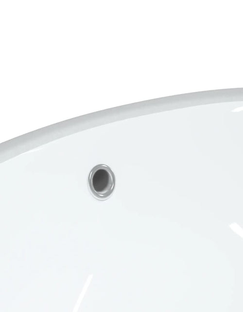 Încărcați imaginea în vizualizatorul Galerie, Chiuvetă de baie albă 56x41x20 cm, ovală, ceramică Lando - Lando
