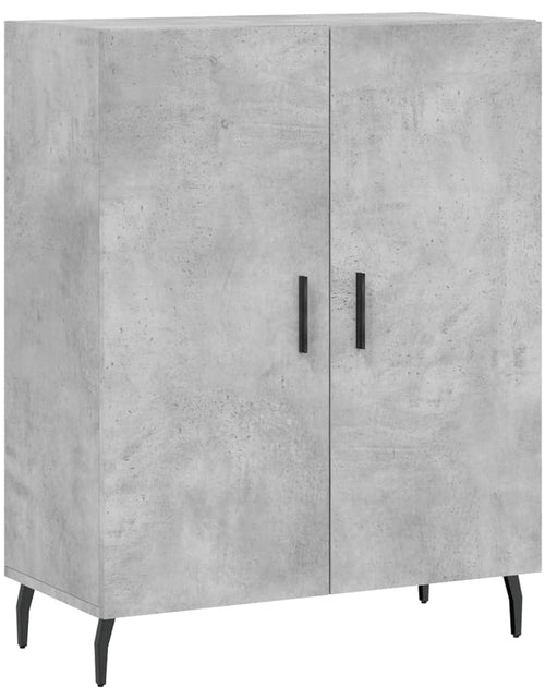 Încărcați imaginea în vizualizatorul Galerie, Servantă, gri beton, 69,5x34x90 cm, lemn compozit Lando - Lando
