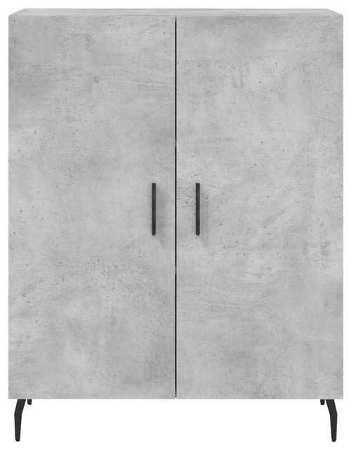 Încărcați imaginea în vizualizatorul Galerie, Servantă, gri beton, 69,5x34x90 cm, lemn compozit Lando - Lando
