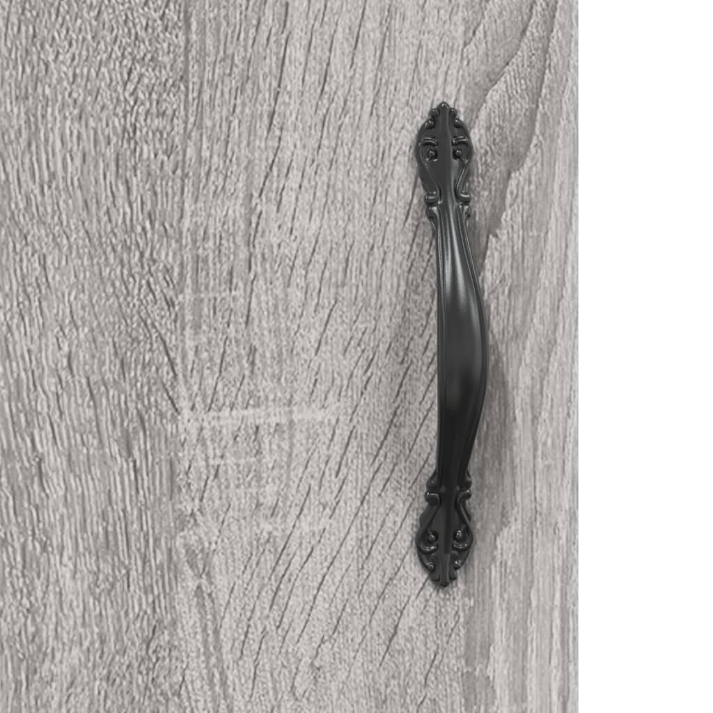 Servantă, gri sonoma, 69,5x34x90 cm, lemn compozit - Lando