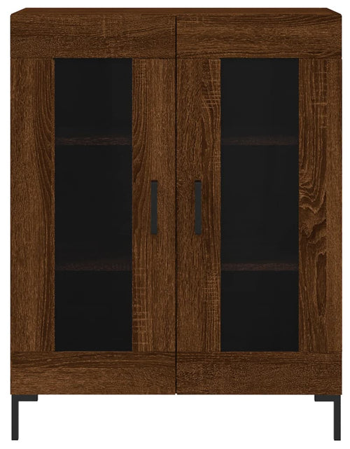 Загрузите изображение в средство просмотра галереи, Servantă, stejar maro, 69,5x34x90 cm, lemn prelucrat Lando - Lando
