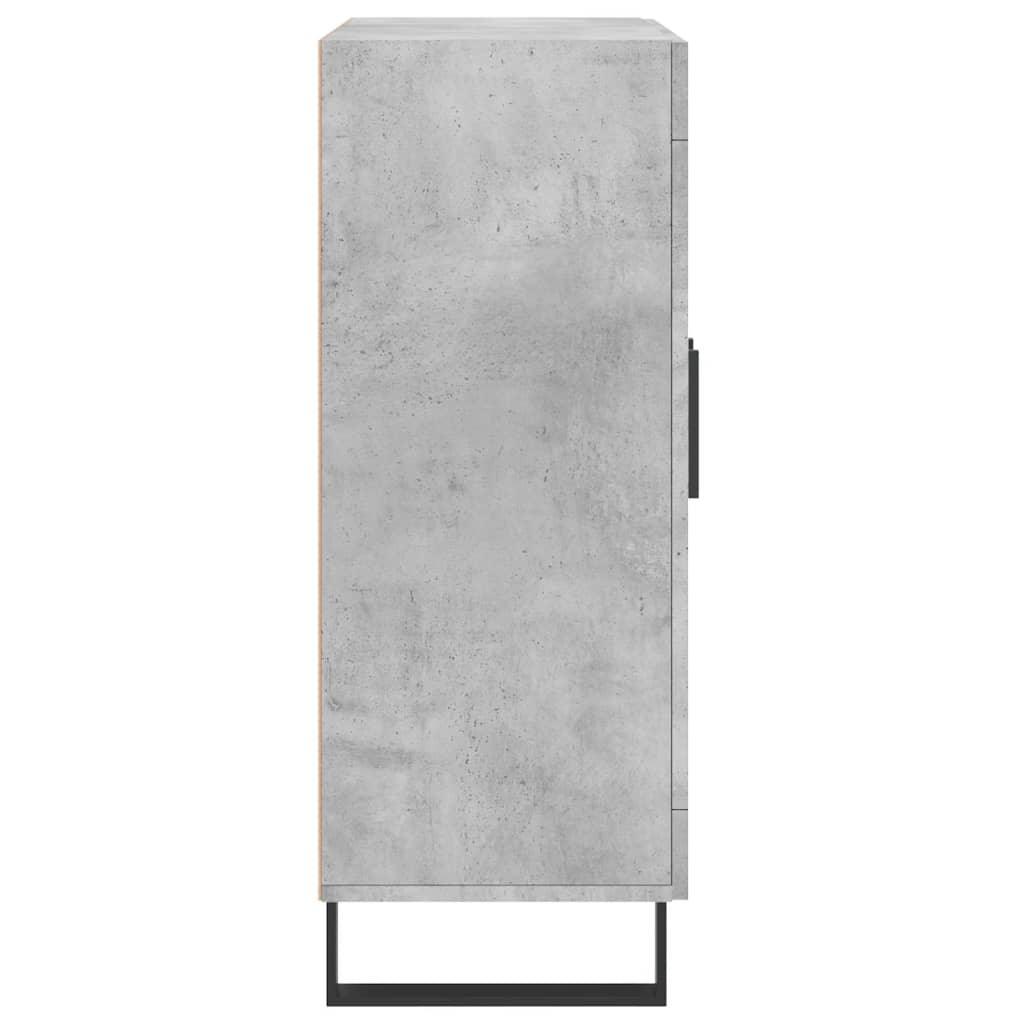 Servantă, gri beton, 69,5x34x90 cm, lemn compozit - Lando