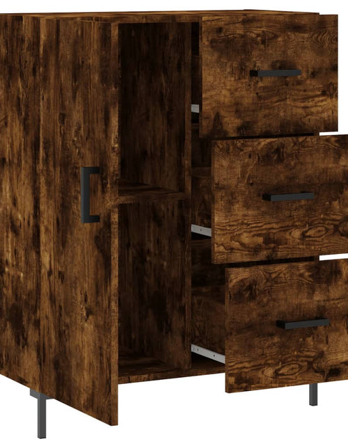 Încărcați imaginea în vizualizatorul Galerie, Servantă, stejar fumuriu, 69,5x34x90 cm, lemn compozit Lando - Lando
