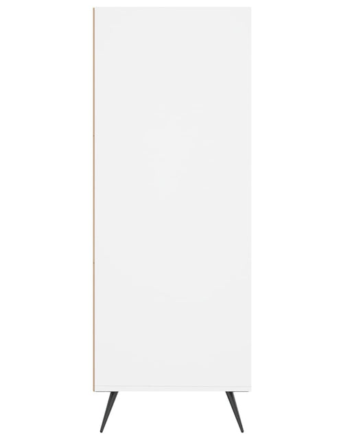 Încărcați imaginea în vizualizatorul Galerie, Bibliotecă, albă, 69,5x32,5x90 cm, lemn compozit Lando - Lando
