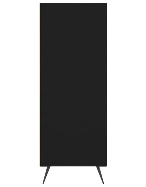 Загрузите изображение в средство просмотра галереи, Bibliotecă, negru, 69,5x32,5x90 cm, lemn compozit Lando - Lando
