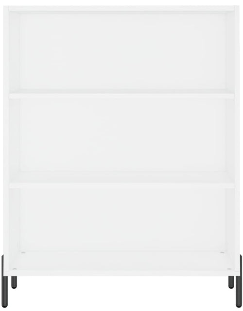 Încărcați imaginea în vizualizatorul Galerie, Dulap cu rafturi, alb, 69,5x32,5x90 cm, lemn compozit Lando - Lando
