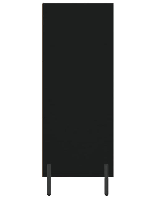 Загрузите изображение в средство просмотра галереи, Dulap cu rafturi, negru, 69,5x32,5x90 cm, lemn compozit Lando - Lando

