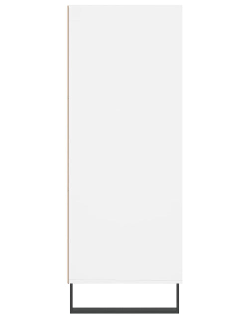 Încărcați imaginea în vizualizatorul Galerie, Dulap cu rafturi, alb, 69,5x32,5x90 cm, lemn compozit Lando - Lando
