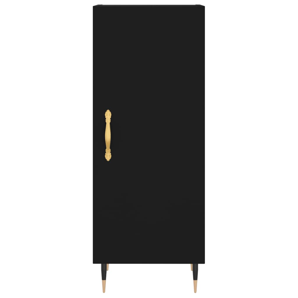 Servantă, negru, 34,5x34x90 cm, lemn compozit Lando - Lando