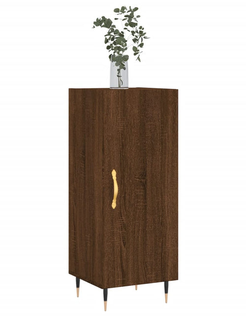 Încărcați imaginea în vizualizatorul Galerie, Servantă, stejar maro, 34,5x34x90 cm, lemn compozit Lando - Lando
