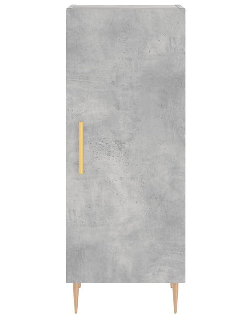Încărcați imaginea în vizualizatorul Galerie, Servantă, gri beton, 34,5x34x90 cm, lemn compozit Lando - Lando
