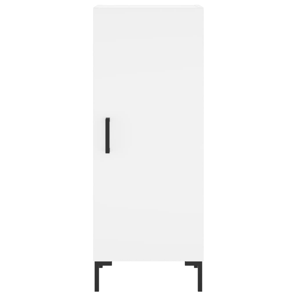 Servantă, alb, 34,5x34x90 cm, lemn compozit Lando - Lando