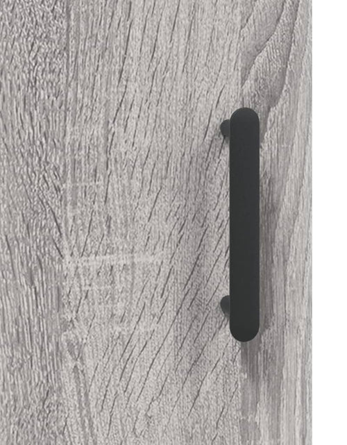 Încărcați imaginea în vizualizatorul Galerie, Servantă, gri sonoma, 34,5x34x90 cm, lemn compozit Lando - Lando
