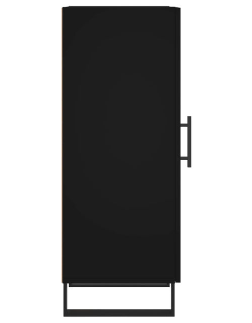 Загрузите изображение в средство просмотра галереи, Servantă, negru, 34,5x34x90 cm, lemn compozit Lando - Lando
