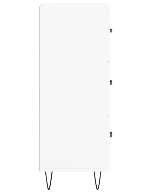 Încărcați imaginea în vizualizatorul Galerie, Servantă, alb, 34,5x34x90 cm, lemn compozit Lando - Lando
