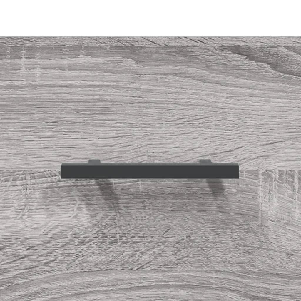 Servantă, gri sonoma, 34,5x34x90 cm, lemn compozit Lando - Lando