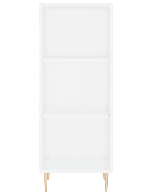 Загрузите изображение в средство просмотра галереи, Servantă, alb, 34,5x32,5x90 cm, lemn prelucrat Lando - Lando
