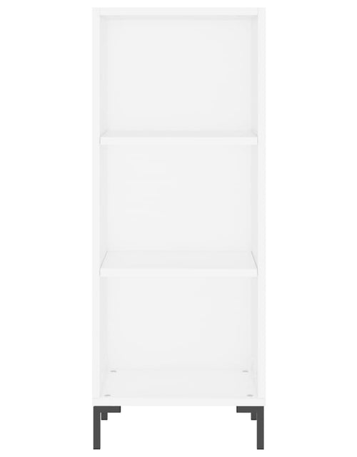 Încărcați imaginea în vizualizatorul Galerie, Servantă, alb, 34,5x32,5x90 cm, lemn prelucrat - Lando
