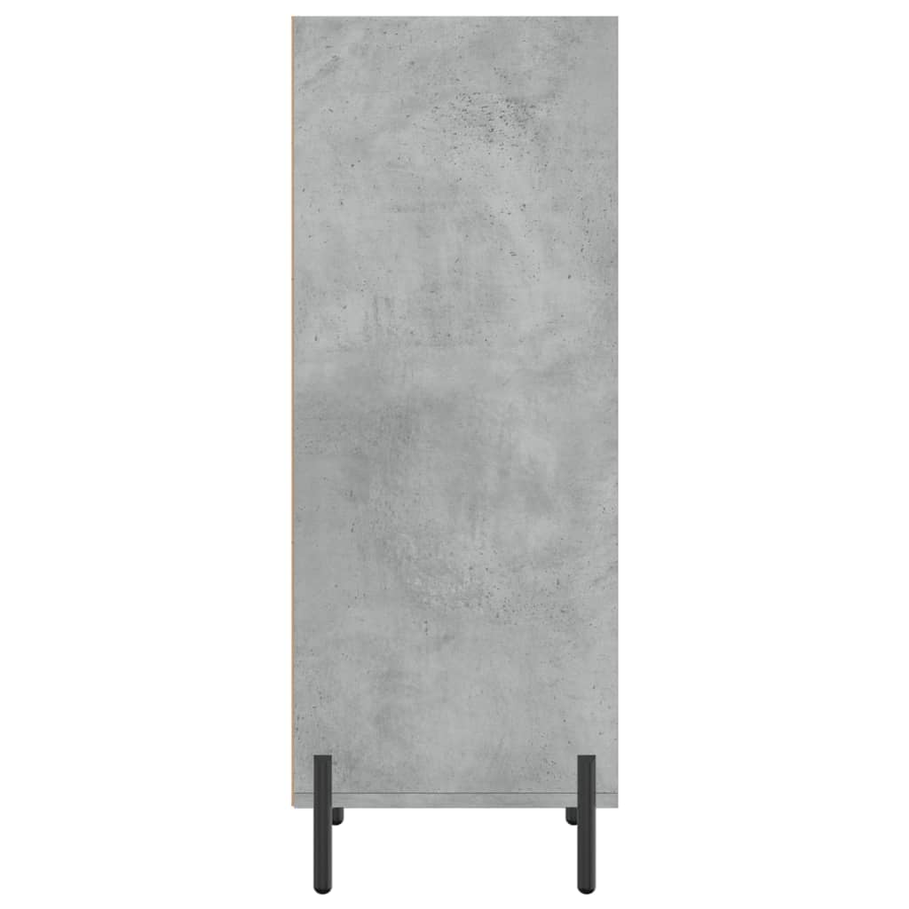 Servantă, gri beton, 34,5x32,5x90 cm, lemn prelucrat Lando - Lando