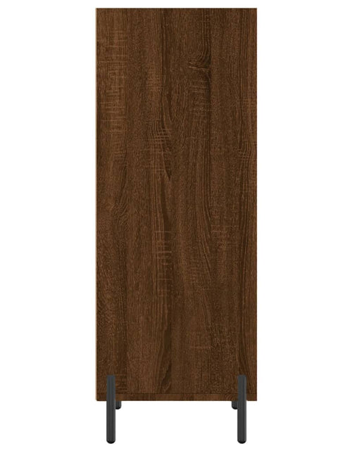 Încărcați imaginea în vizualizatorul Galerie, Servantă, stejar maro, 34,5x32,5x90 cm, lemn prelucrat Lando - Lando
