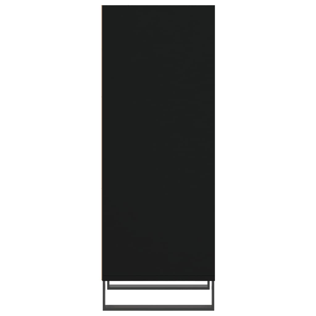 Servantă, negru, 34,5x32,5x90 cm, lemn compozit Lando - Lando