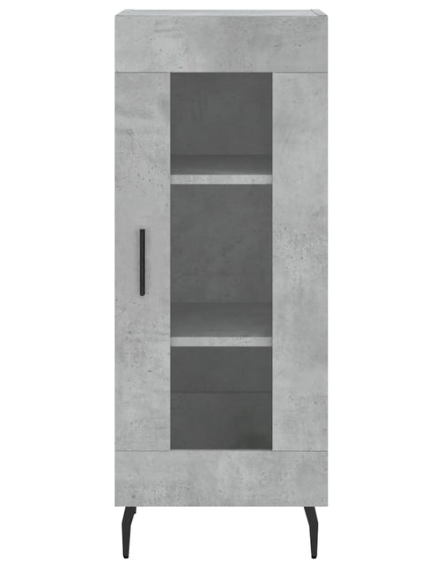 Загрузите изображение в средство просмотра галереи, Servantă, gri beton, 34,5x34x90 cm, lemn compozit Lando - Lando
