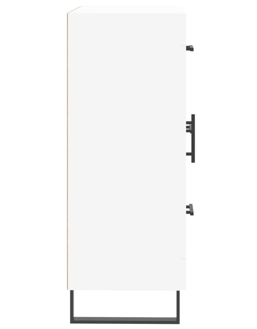 Загрузите изображение в средство просмотра галереи, Servantă, alb, 69,5x34x90 cm, lemn compozit Lando - Lando
