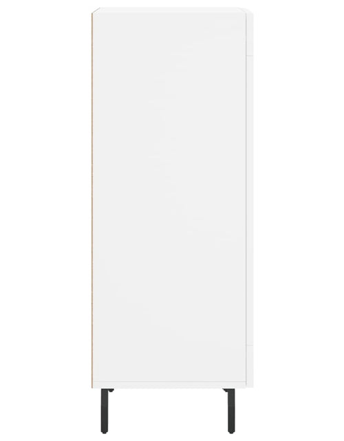 Încărcați imaginea în vizualizatorul Galerie, Servantă, alb, 34,5x34x90 cm, lemn compozit Lando - Lando
